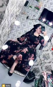 GAMIS ANDIN BUNGA CASANDRA MAYUNG 4 METER