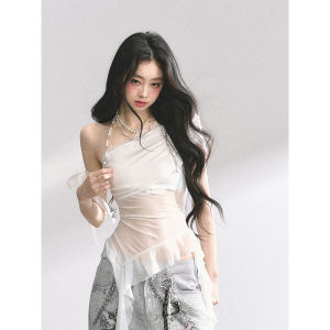 SHAOYEYAN | Flirty Sheer Shoulder Mesh T-shirt