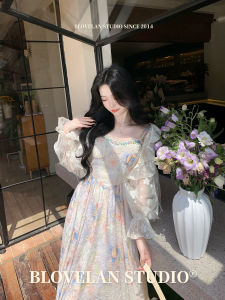 Blovelan Cloudscape Floral Embroidered Mesh Sun Protection Open Cardigan Womens Outerwear Breathable Lace Shirt Autumn Style