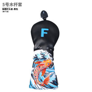 Hello NRC Koi Golf Club Sleeve Full Set Wooden Pole Sets Straight Bar Putter Sleeve Ball Head Protective Cover Waterproof