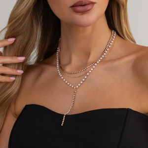 Ingemark | Ingemark 3Pcs/Set Boho Imitation Pearls Choker Necklace For Women 2026 New Exquisite Gold Color Metal Y-Shape Chain Jewelry Gift