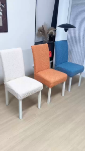 Chair Cover Dining Chair Seat Cover Universal Waterproof Stretchable Furniture mono block Chair Cover Elastic Chair Seat Cushion for dining table