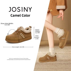 Josiny | Low Shaft Warm Cotton Shoes Winter New