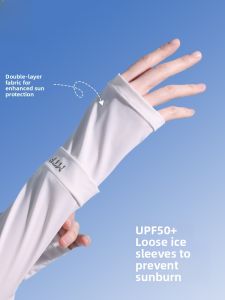 Miiow | Loose Ice Silk Sleeve Womens Style Sun Protection UV Protection Arm Covers For Cycling And Driving New 2024 Catman Brand