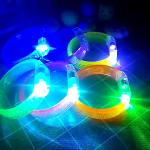 🎉𝐒𝐆 Stock🎉LED Bracelet Concert Lights Childrens day Gifts Party Colorful Lights LED Bubble Ring Light Glow in the dark
