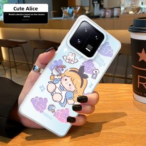 Asina | Anti-shock Cute High-end Ins-style Cartoon Embossed Phone Case for Xiaomi 14 Xiaomi 14 Pro Xiaomi 13