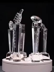 OXO Cúp Pha Lê Mới Cúp Khiêu Vũ Cúp Nhựa Khắc Cúp Gỗ Cúp Kim Loại Huy Chương