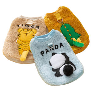 Fleece Lined Pet Clothes for Dogs And Cats Warm Autumn Winter Style Teddy Bichon Corgi Cozy Pet Clothing Small Frozen Brand