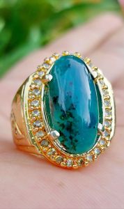 CINCIN BATU BACAN DOKO MEJIKO NATURAL ( BAHAN TOP )