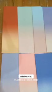 (5 Lembar) FLOWER WRAPPING RAINBOW WATERPROOF CELLOPHANE KERTAS BUKET PEMBUNGKUS BUNGA