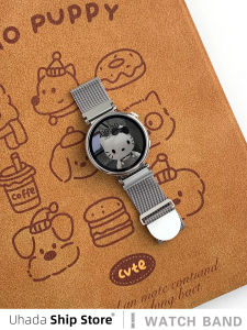 Uhada Milan Style Metal Smartwatch Band Compatible with Huawei GT Classic Breathable Magnetic Watch Strap for Men And Women