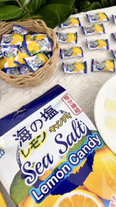 Kẹo chanh muối biển Sea Salt Lemon - Nhập khẩu từ Malaysia - Hộp 12 gói