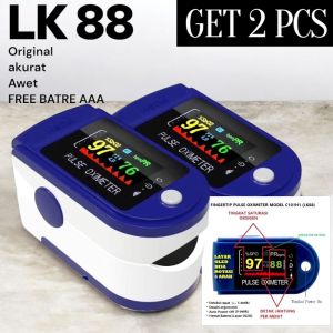 Beli 1 gratis 1 Oximeter LK88 Oxymeter finger pulse cek saturasi oksigen