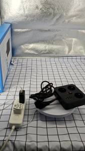 EU plug Power Board with phone holder multiple socket with 2 USB A 2 Type C 2m Extension Cable Surge protector for home