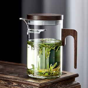 Nồi Pha Trà Thủy Tinh Dày Một Mảnh Nồi Pha Trà Xanh Lá Nồi Pha Trà Công Bằng Chịu Nhiệt Dụng Cụ Pha Trà Hợp Lý