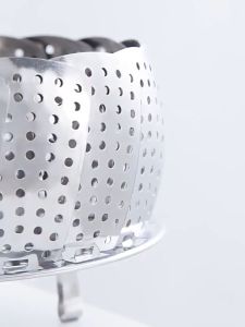 SHENAR Kukusan Stainless Flexible Steamer Fleksibel Stainless Steel Steamer Lipat Multifungsi