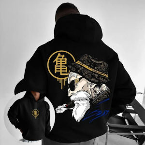 เสื้อฮู้ดลายดราก้อนบอล โกคู แฟชั่นฤดูใบไม้ร่วงและฤดูหนาว ผ้าฝ้ายเนื้อนุ่มใส่สบาย ทรงหลวม สำหรับผู้ชายและผู้หญิง