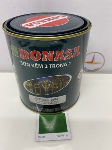 Sơn Sắt Kẽm Donasa  2 trong 1 màu DAF 9000 Xanh lá _ 800ml