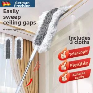 Ceiling Dust Removing Electrostatic Feather Duster Adjustable Length