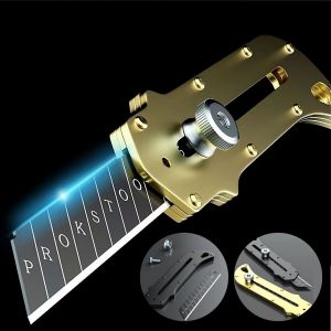 Dao Rọc Giấy Thép không gỉ công nghiệp gia dụng dụng cụ dao dọc giấy lưỡi SK5 cắt sắc bén bền bỉ tay cầm chắc chắn