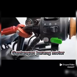 Gantungan CNC HITAM Cantolan Cantelan Hook Barang Aksesoris New Nmax 2020 Jepit Spion Cnc Pcx Xmax Nmax Vario Mio Beat Dll