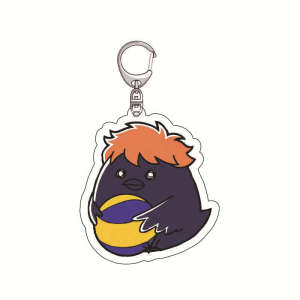 Bandai | Haikyuu Acrylic Keychain Pendant Hinata Shoyo Kageyama Tobio Wake Up Handle In Stock Charms Keyring Decor