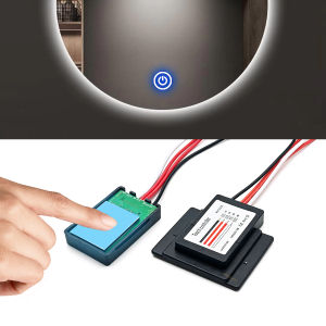 DC 12V 24V 5A LED Dimmer Switch Capacitive Touch Sensor CCT Adjustable For Bathroom Mirror Light Backlight Interior Decoration
