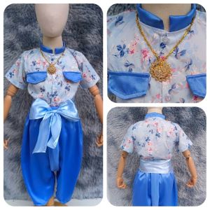 ชุดไทยเด็กชาย รุ่น เวียงพิงค์ ใส่ไปโรงเรียนทำบุญใส่ไปเที่ยวเข้ากันสุดๆไปเลยค่ะ