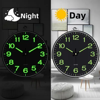 MEISITEKEKE | Modern Simple Round Silent Wall Clock