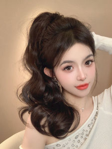 Long Braid Hair Extensions Wig with Hair Claw High Ponytail Simulation Fluffy Increase Hair Volume Fake Hair Accessories