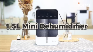 IONA 1.5L Mini Dehumidifier |  Timer Setting 2 Modes Low Noise Water Full Reminder 除湿器 - GLD10