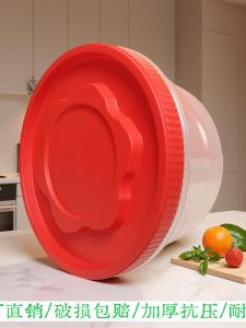 High-End Disposable Soup Bowl Takeaway Meal Box Twist Cap Leak-Proof round Shape with Lid Dessert Packaging Box