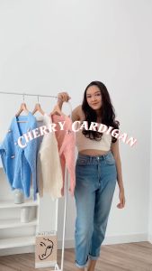 ELYCLOTH | CHERRY CARDIGAN | CARDIGAN RAJUT WANITA PREMIUM KNIT