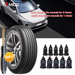 Car Vacuum Tyre Repair Nail Kit 10/20/30PCS Rubber Vacuum Tire Puncture Repair Nails Moto Wheel Tubeless Nails with Screwdriver