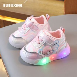 Flashing Soft Bottom Baby Walking Shoes