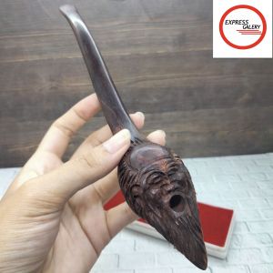once pipa sedotan kayu galih asem ukir pak jenggot C35