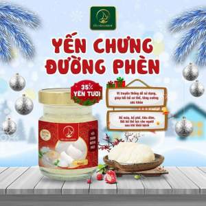 Nước Yến Sào Chưng Đường Phèn 35% Tổ Yến 70ml