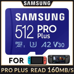 Samsung PRO Plus 128GB 256GB 512GB Micro SD Card: Class10 Read up to 160MB/s, Write up to 120MB/s - Brand New Free Shipping