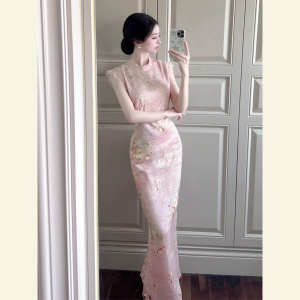 SHANGSHA | Elegant Traditional-style Cheongsam Dress