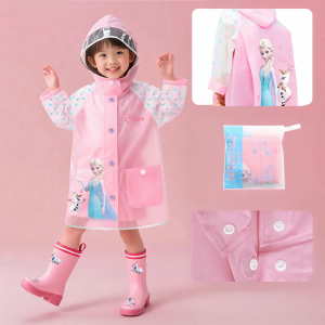 MIJAK | Boys Waterproof School Raincoat with Backpack Slot