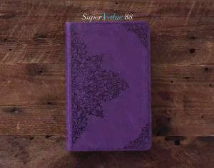 ESV Large Print Thinline Bible (Premium Leathersoft) - Lightweight English Standard Version Premium Value for Men & Women Pink Blue Brown Purple