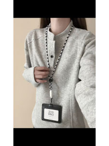 เสื้อฮู้ดทรงหลวมสไตล์ฮันนา ทรงหลวม แขนยาว ปกติ ระบายอากาศได้ดี ผ้าฝ้ายผสมโพลีเอสเตอร์ ปกติ ฤดูใบไม้ร่วง 2025