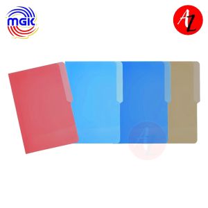MGK-286 Plastic Thick Folder Short 10pcs Per Pack