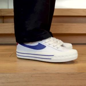 (BISA COD) Sepatu COMPASS RETROGRADE Low White Blue - Sepatu Pria/Wanita Casual Sneakers