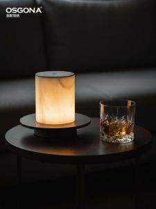 OsgonA | Natural Marble Atmosphere Small Table Lamp