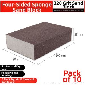 XINGONG | Metal Rust Removal and Polishing Sponge Sandpaper