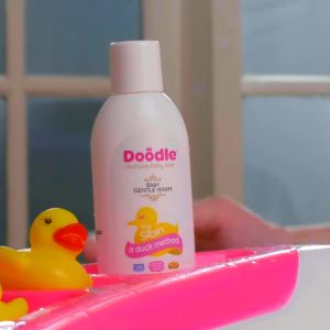 DOODLE Baby Bayi Gentle Wash | Sabun Mandi Bayi Mandi Biasa dan Mandi Kering (Mandi Bebek) | 150ml