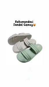 SANDAL SELOP BARA BARA KARET JELLY TERBARU 2024 KEKINIAN / SANDAL SELOP WANITA KASUAL KOREAN STYLE