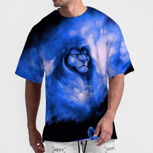 Fun 3D Animal Loose round Neck T-Shirt Casual Style Short Sleeve Youth Fashion Animal Pattern Printed Leisure Wear for Daily Use