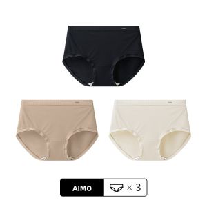 Quần lót tam giác AIMO cho nữ mỏng không đường may thoáng khí kháng khuẩn